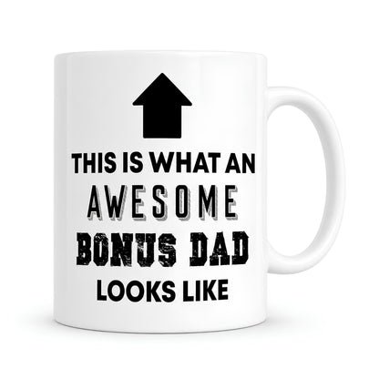 Step Dad | Ceramic Coffee Mug | Father's Day Gift | Stylish Printed Design | Tea & Coffee Cup | 11oz