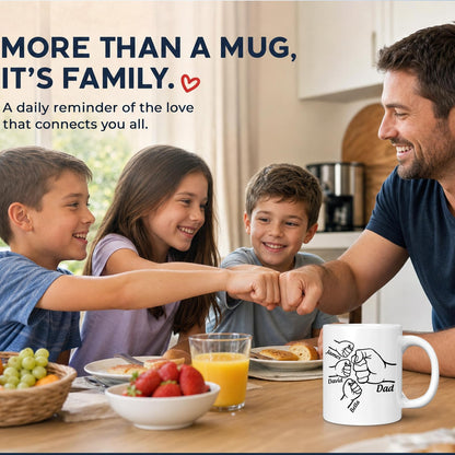 for Dad from Daughter Son | Ceramic Coffee Mug | Father's Day Gift | Stylish Printed Design | Tea & Coffee Cup | 11oz