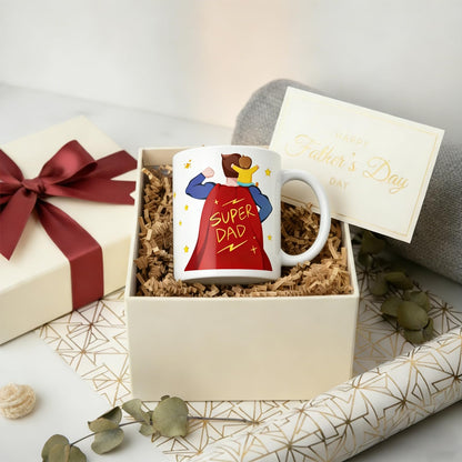 Super Dad Dad Mugs for you are My Hero Mugs for Father for Men fatherâ€™s day for New | Ceramic Coffee Mug | Father's Day Gift | Stylish Printed Design | Tea & Coffee Cup | 11oz