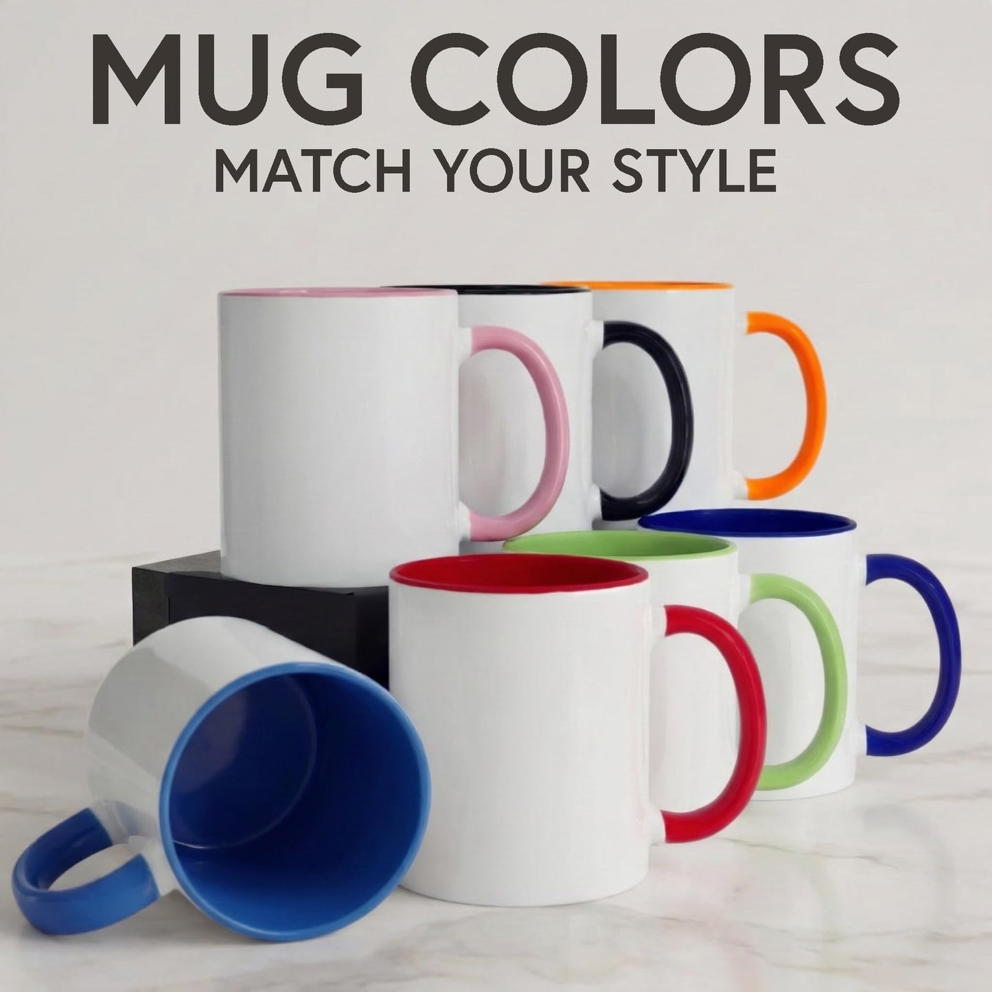Father's Day Cat Personalized | Ceramic Coffee Mug | Father's Day Gift | Stylish Printed Design | Tea & Coffee Cup | 11oz | Black Two-Tone Design
