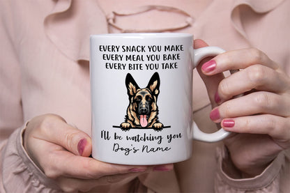 Personalized German Shepherd | Ceramic Coffee Mug | Father's Day Gift | Stylish Printed Design | Tea & Coffee Cup | 11oz