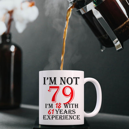 1947 79th for Women Men | Ceramic Coffee Mug | Father's Day Gift | Stylish Printed Design | Tea & Coffee Cup | 11oz
