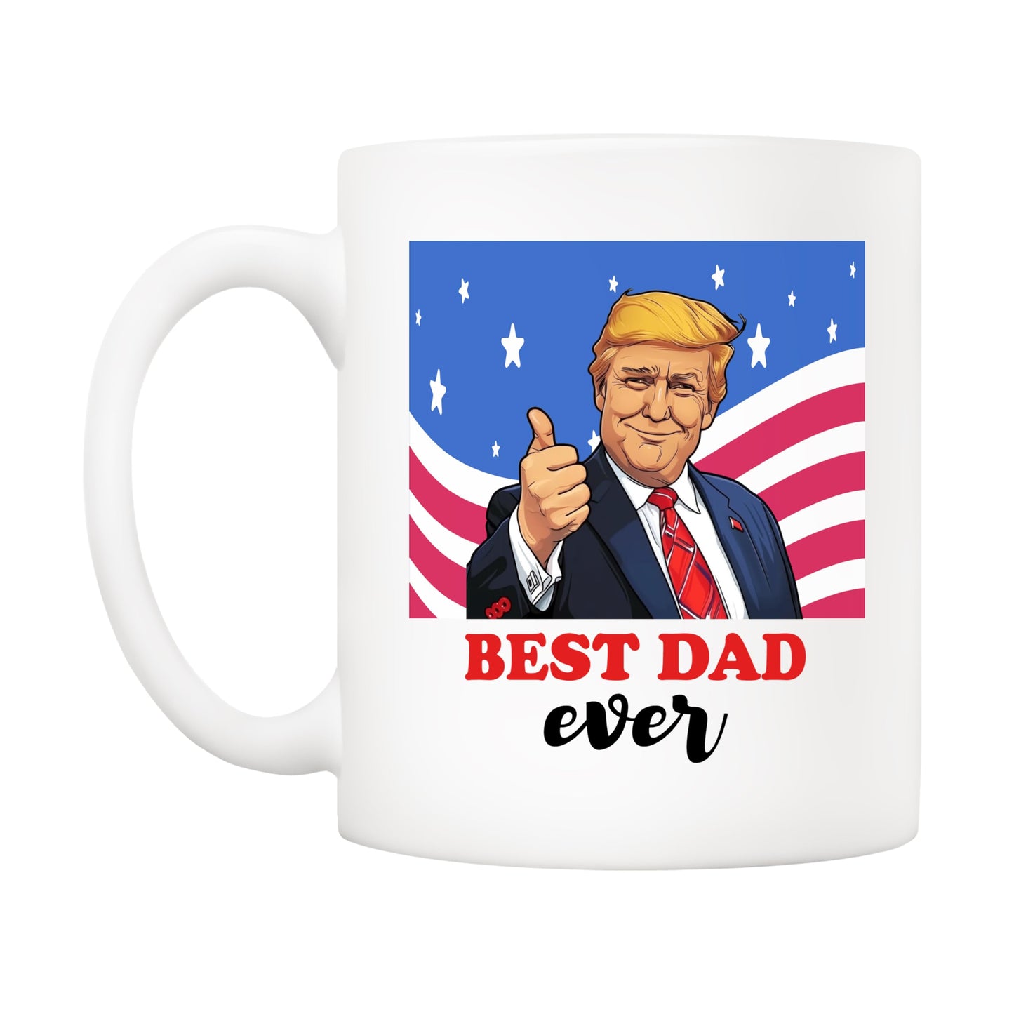 Funny Best Dad Even Themed - Hilarious Ideal for Fatherâ€™s Day - Great Dad | Ceramic Coffee Mug | Father's Day Gift | Stylish Printed Design | Tea & Coffee Cup | 11oz