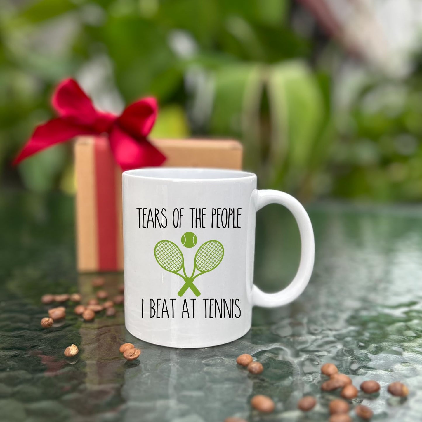 Funny Tennis | Ceramic Coffee Mug | Father's Day Gift | Stylish Printed Design | Tea & Coffee Cup | 11oz
