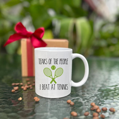 Funny Tennis | Ceramic Coffee Mug | Father's Day Gift | Stylish Printed Design | Tea & Coffee Cup | 11oz