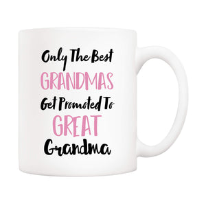 Mothers Day Great Grandma from Granddaughter Grandson | Ceramic Coffee Mug | Father's Day Gift | Stylish Printed Design | Tea & Coffee Cup | 11oz