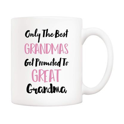 Mothers Day Great Grandma from Granddaughter Grandson | Ceramic Coffee Mug | Father's Day Gift | Stylish Printed Design | Tea & Coffee Cup | 11oz