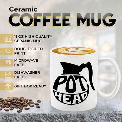 Funny Coffee Lover Humorous Idea Family Friends Presents Sarcastic Office Tea Father's Day | Ceramic Coffee Mug | Father's Day Gift | Stylish Printed Design | Tea & Coffee Cup | 11oz