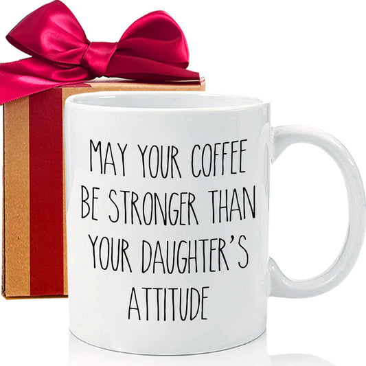 Funny for Parents | Ceramic Coffee Mug | Father's Day Gift | Stylish Printed Design | Tea & Coffee Cup | 11oz