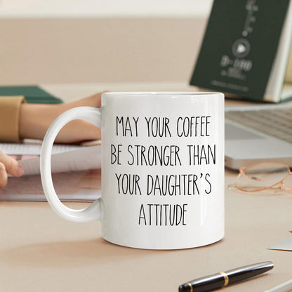 Funny for Parents | Ceramic Coffee Mug | Father's Day Gift | Stylish Printed Design | Tea & Coffee Cup | 11oz