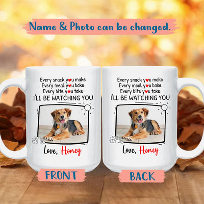Personalized Dogs Name Photo For Dog Dad Mom | Ceramic Coffee Mug | Father's Day Gift | Stylish Printed Design | Tea & Coffee Cup | 11oz