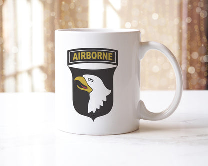 Army Airborne Ceramic Coffee Mug - Military Gift For Veterans, Soldiers, Army Fans