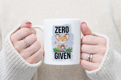 Zero Fox Given Mug And Coaster Gift Set Birthday Christmas Coffee Tea Cup Gifts