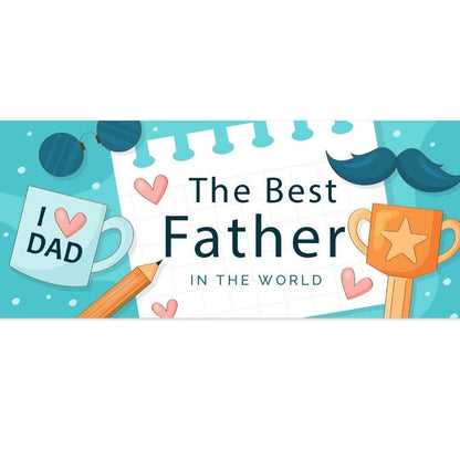 Happy Father's Day Banners: Party Decoration (2x)