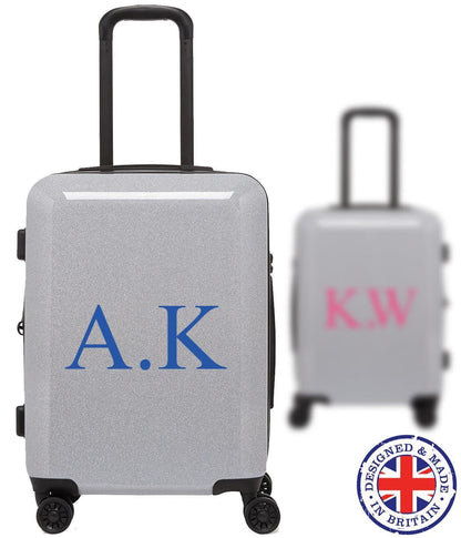 Personalised Name Initials Suitcase Vinyl Decal Sticker Luggage Travel Holiday