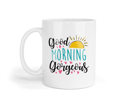 Good Morning Gorgeous Coffee Mug Office Coworker Mum Gift Family Friends Novelty Tea Cup Men Women Present
