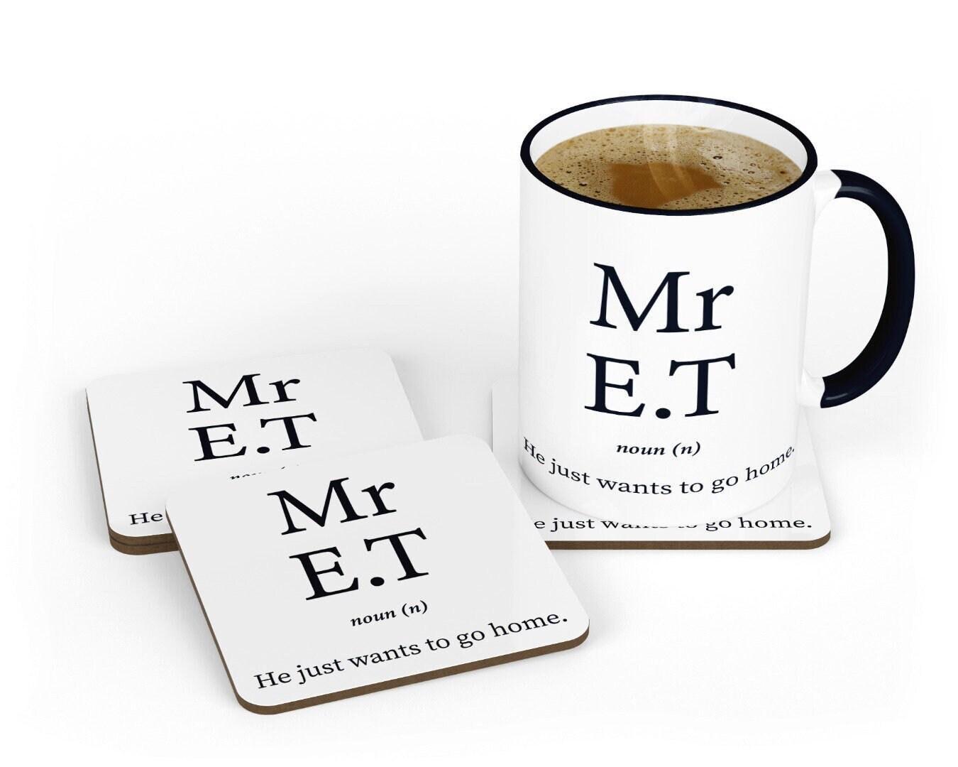 E.T. Useless Coworker Mug & Coaster Set: Funny Office Gift
