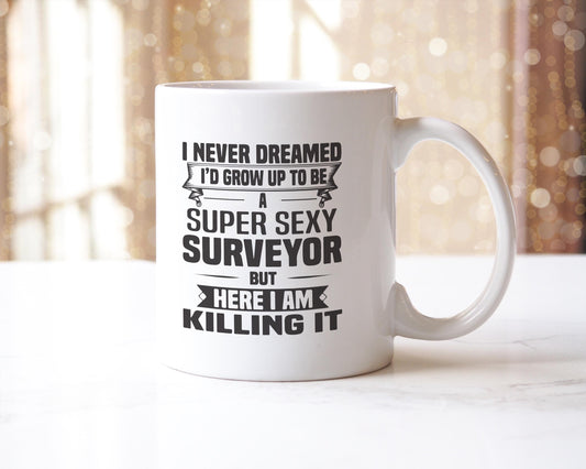 I Never Demand Super Sexy Surveyor Mug - Funny Coffee Tea Cup Self Love Proud Men Women Birthday Gift