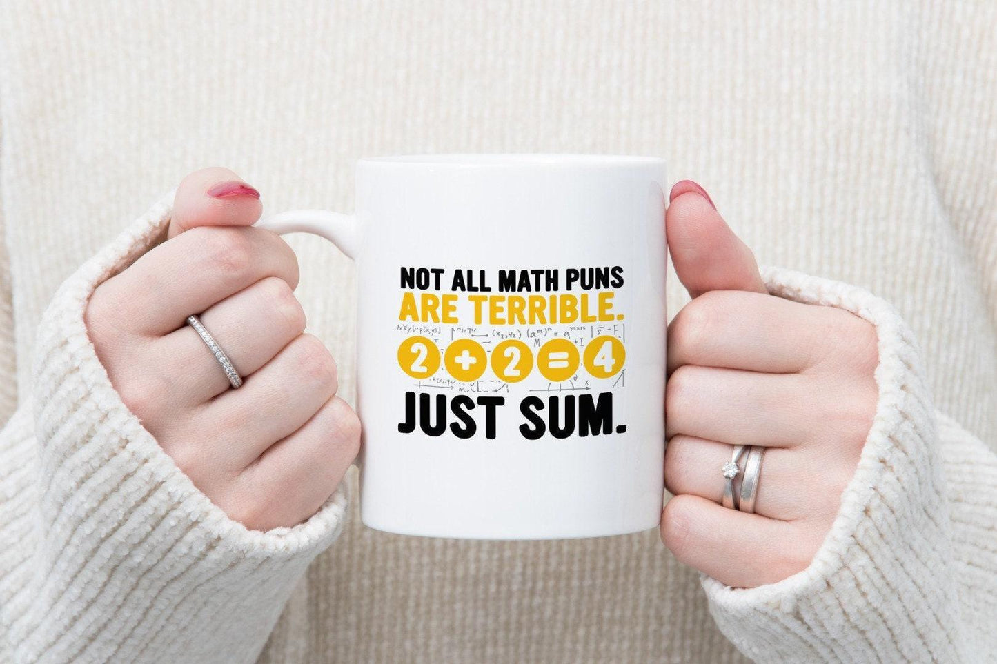 Math Pun Coffee Mug – Funny Accountant, Teacher Gift