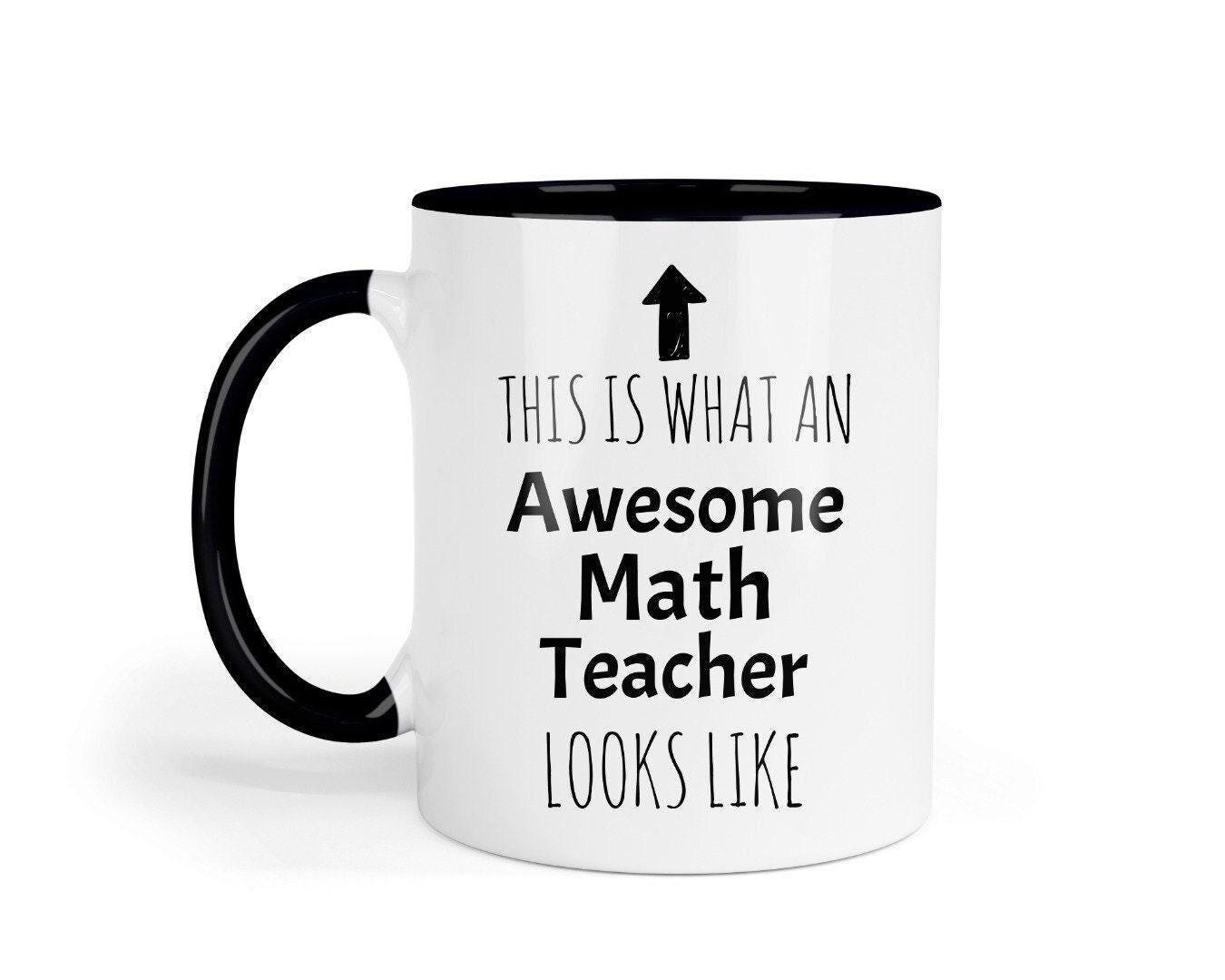 Math Teacher Mug and Coaster Set - Teacher Gift