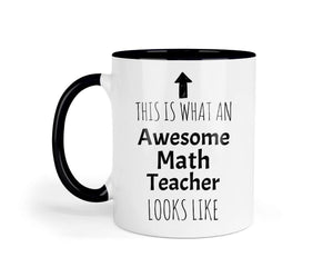 Math Teacher Mug and Coaster Set - Teacher Gift