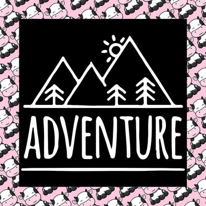 Adventure Mountains Waterproof Car Bumper & Window Stickers Vinyl Decal