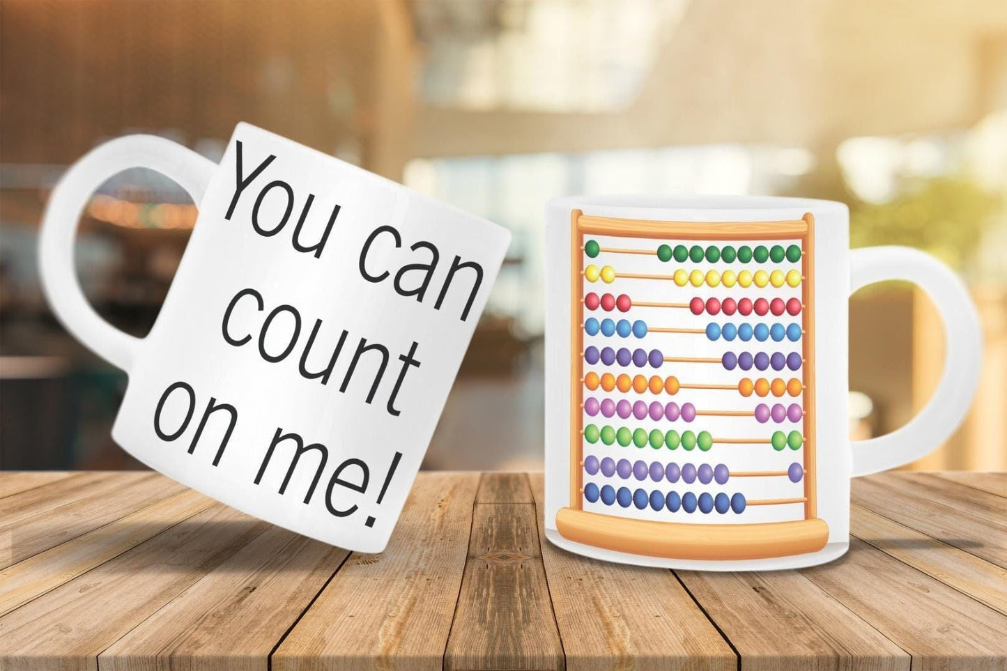 You Can Count On Me Mug & Coaster Accountant Birthday Christmas Coffee Gift Set
