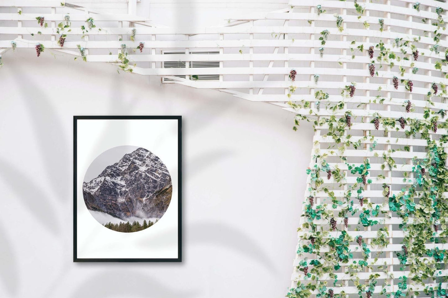 Mountain Bedroom Nature Minimalist Wall Art Nursery Home Room Decor Print Poster