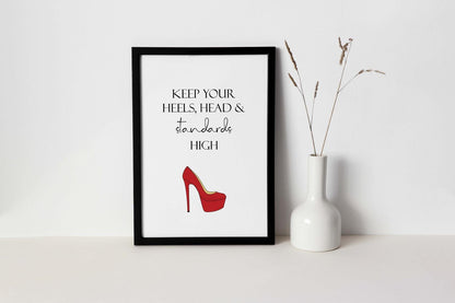 Fashion Quotes Bedroom Inspirational Wall Art Home Room Decor Print Poster