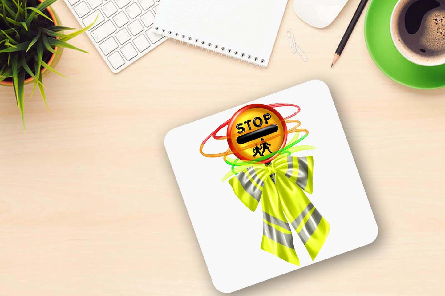 Lollypop Lady Mug and Coaster Set: Thank You Gift