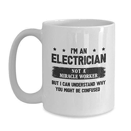 Funny Electrician Mug: Joke Coffee Cup Gift - UK Made