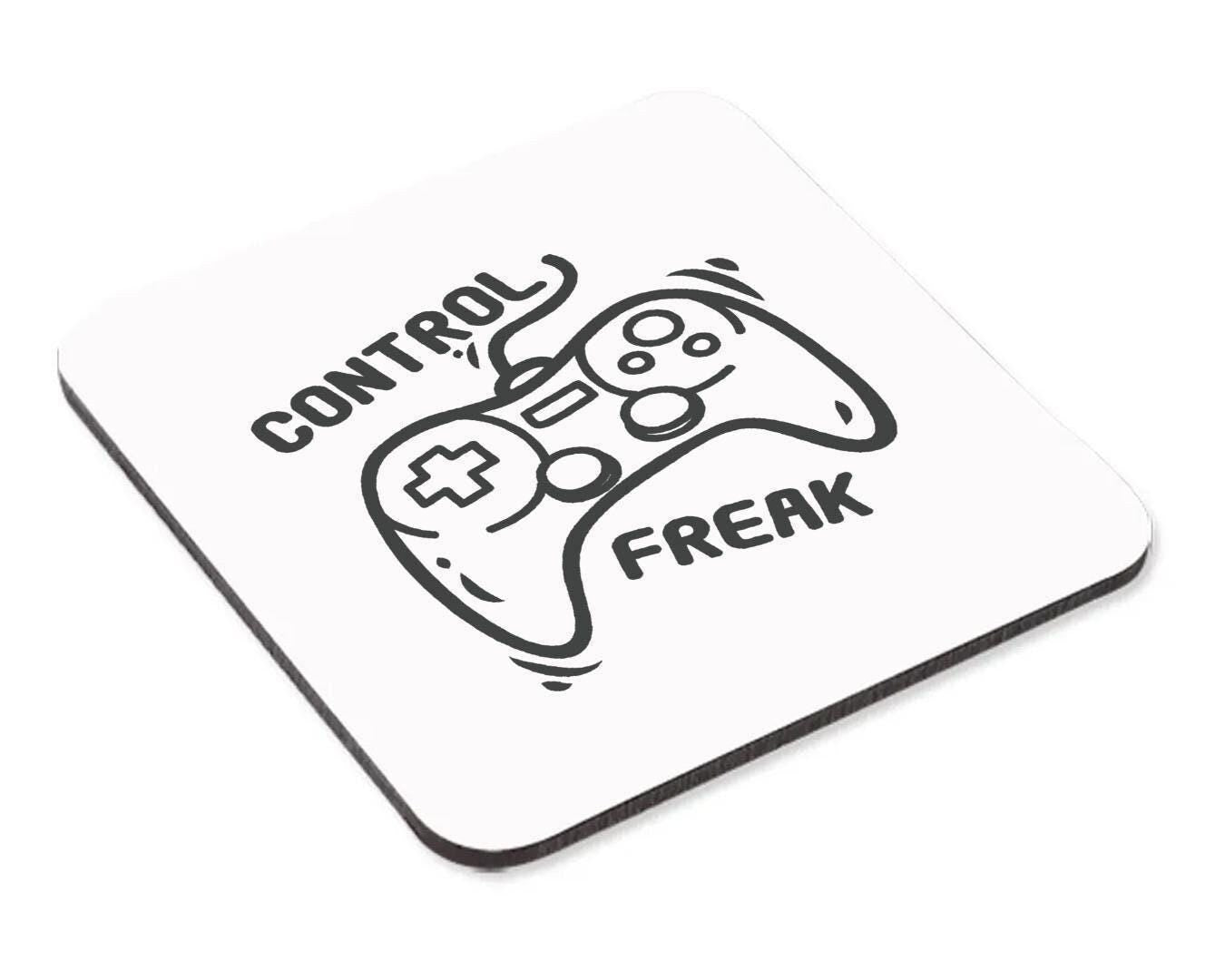 Control Freak Gamer Mug & Coaster Set: Gaming Gift