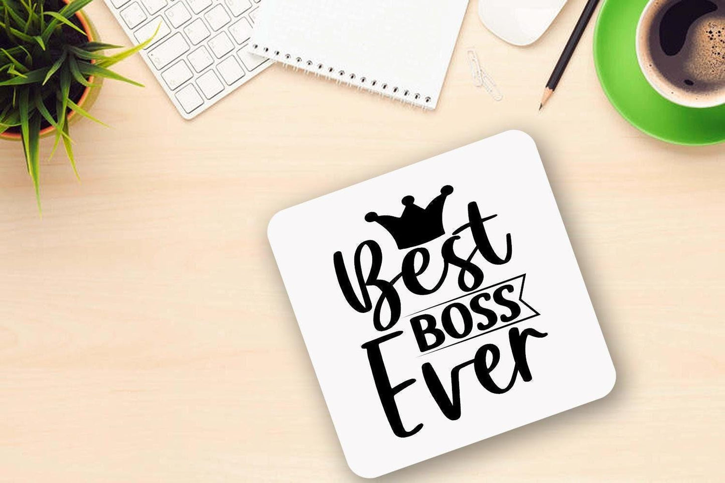 Best Boss Ever Funny For Office Boss Birthday Novelty Mug & Coaster Coffee Tea Cup Gift