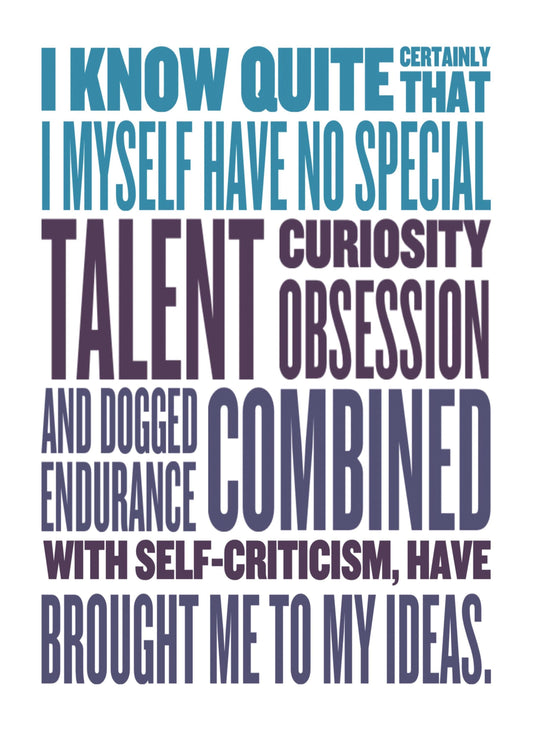 I Know Quite Certainly Myself Inspirational Quote Picture Poster Print Wall