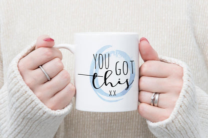 You Got This Mug & Coaster Set Funny Coworker Christmas Birthday Coffee Tea Gift