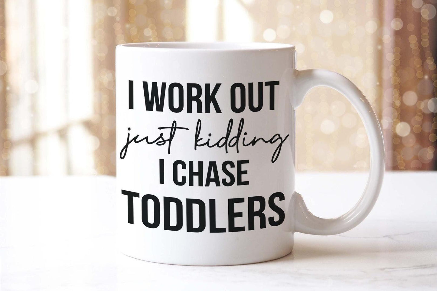 I Chase Toddlers Childcare Childminder Mum Nursery Assistant Mug & Coaster Set Funny Nursery Gift