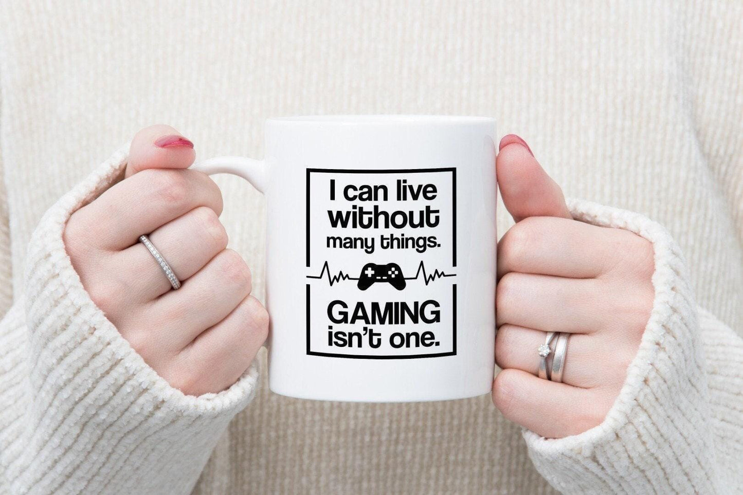 Gaming Nerd Coffee Mug & Coaster Set - Funny Video Game Gift