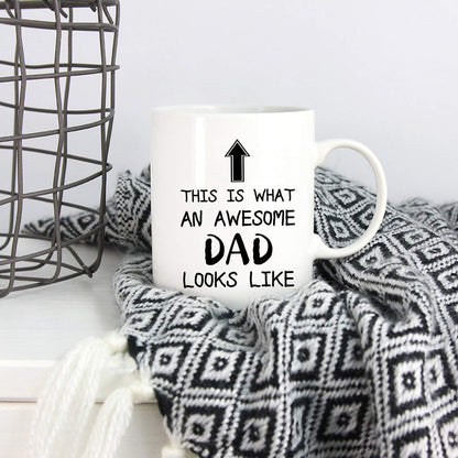 Funny Dad | Ceramic Coffee Mug | Father's Day Gift | Stylish Printed Design | Tea & Coffee Cup | 11oz