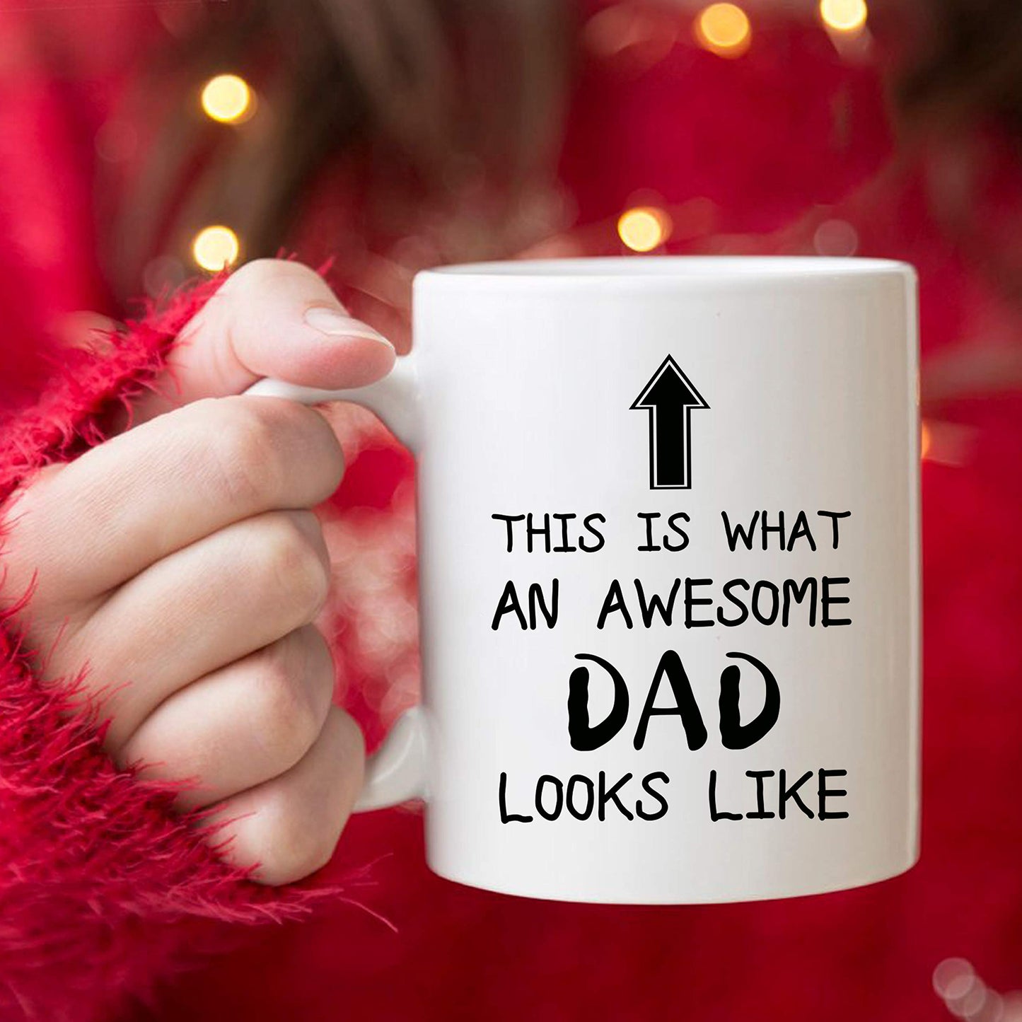 Funny Dad | Ceramic Coffee Mug | Father's Day Gift | Stylish Printed Design | Tea & Coffee Cup | 11oz