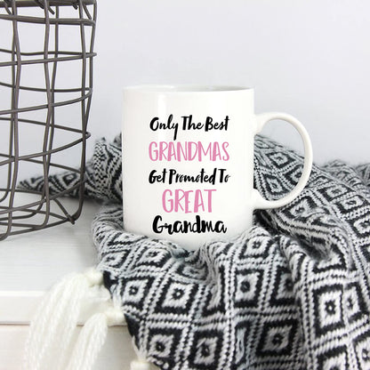 Mothers Day Great Grandma from Granddaughter Grandson | Ceramic Coffee Mug | Father's Day Gift | Stylish Printed Design | Tea & Coffee Cup | 11oz