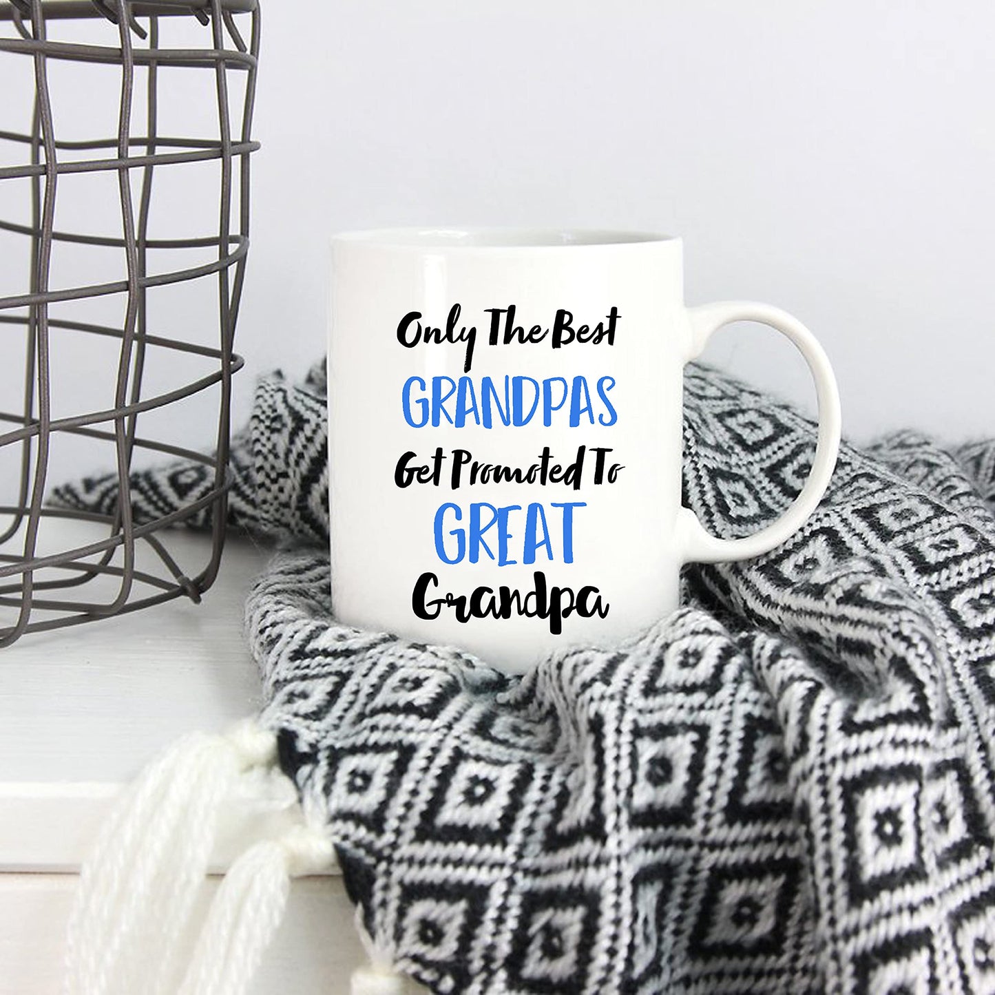 Great Grandpa from Grandchild Granddaughter Grandson | Ceramic Coffee Mug | Father's Day Gift | Stylish Printed Design | Tea & Coffee Cup | 11oz