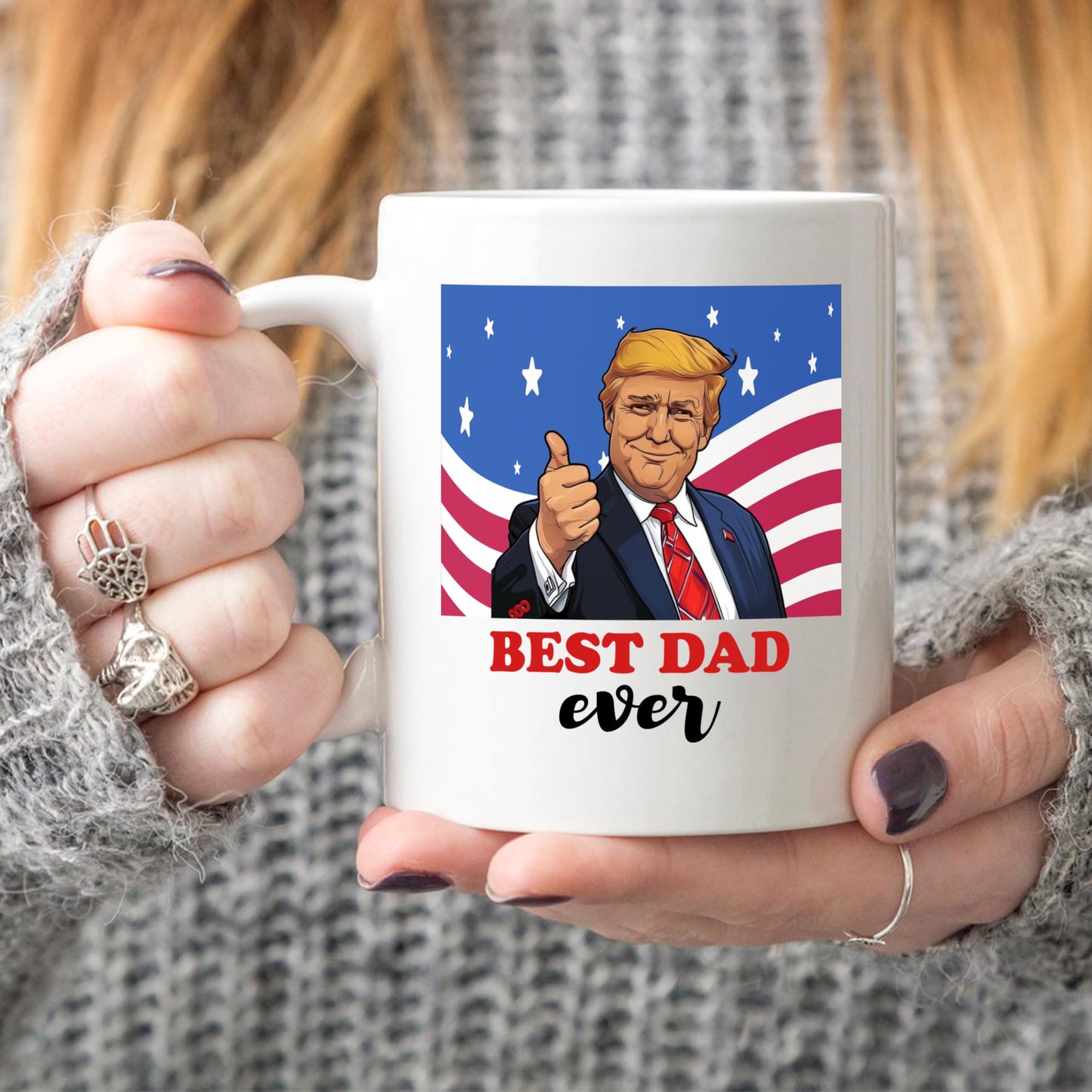 Funny Best Dad Even Themed - Hilarious Ideal for Fatherâ€™s Day - Great Dad | Ceramic Coffee Mug | Father's Day Gift | Stylish Printed Design | Tea & Coffee Cup | 11oz