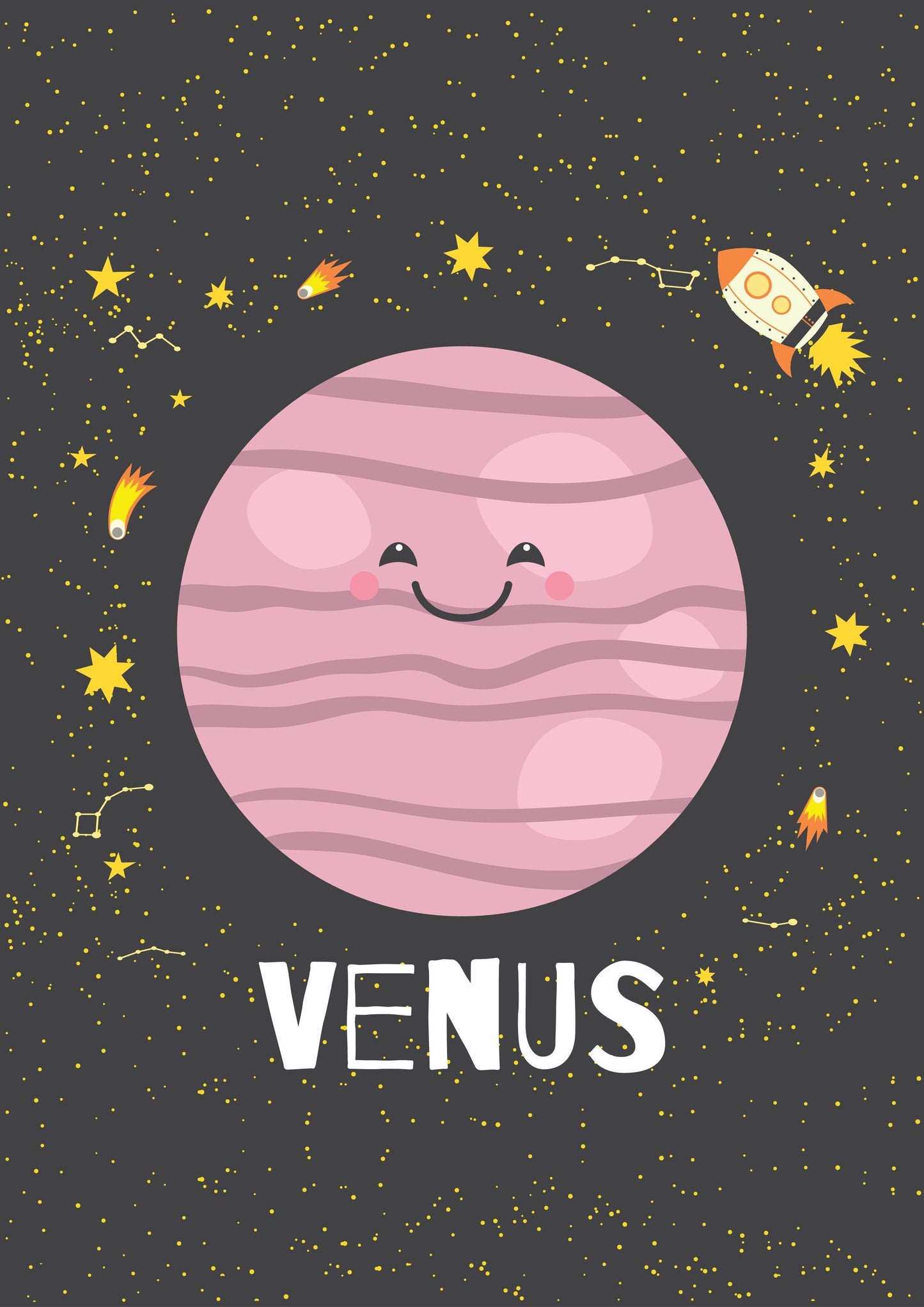 Solar System Sun Earth Planets Home Schooling Learning Educational Posters