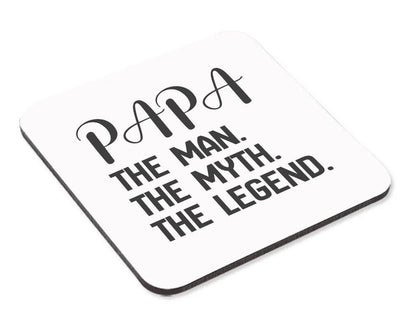 Papa The Man, The Myth, The Legend Mug & Coaster Set