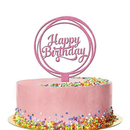 Personalised Acrylic Celebration Girls Boys Birthday Cake Topper Decoration Gift