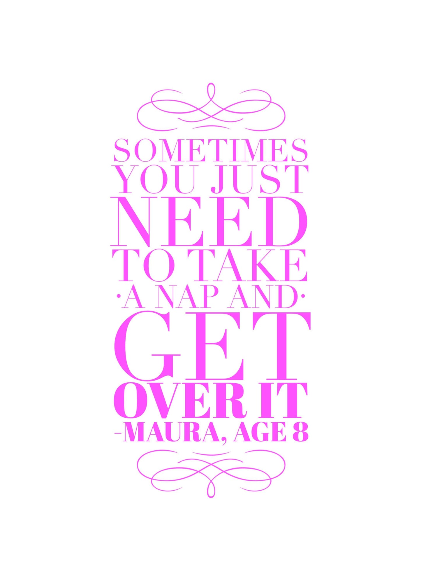 Sometimes You Need Sleep Motivational Inspirational Positive Quote Poster Wall