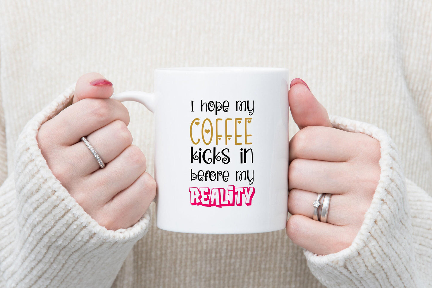 Funny Coffee Mug & Coaster Set: Novelty Office Gift