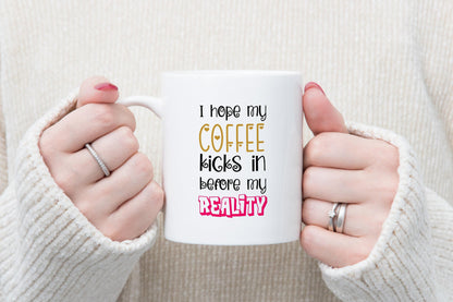 Funny Coffee Mug & Coaster Set: Novelty Office Gift