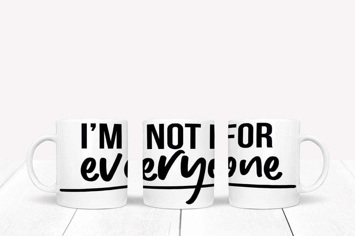 Not For Everyone Mug & Coaster Set Camping Funny Birthday Christmas Coffee Gift