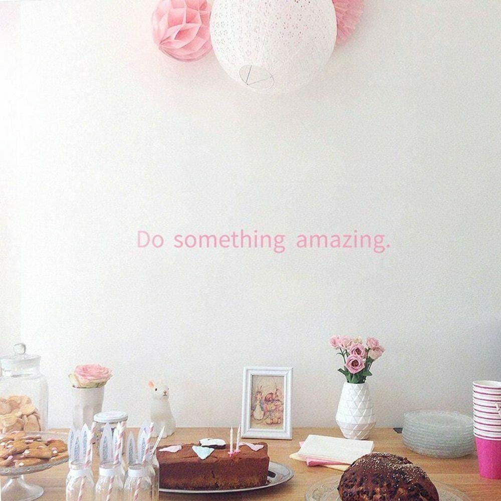Do Something Amazing Wall Art Quote Stickers Vinyl Decal Bedroom Bathroom Home